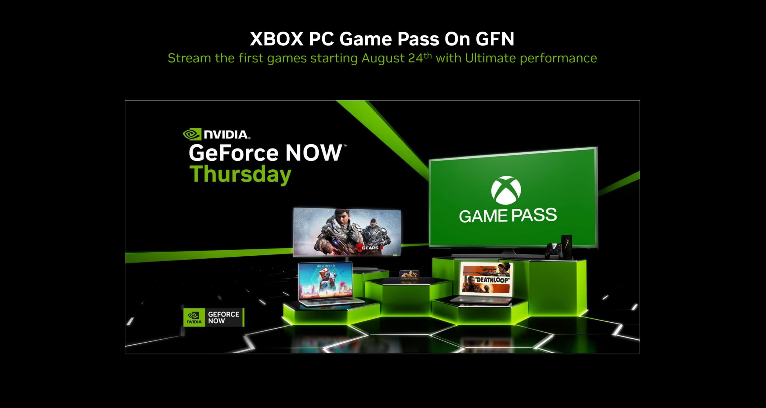 Xbox cloud Game Pass Geforce Now