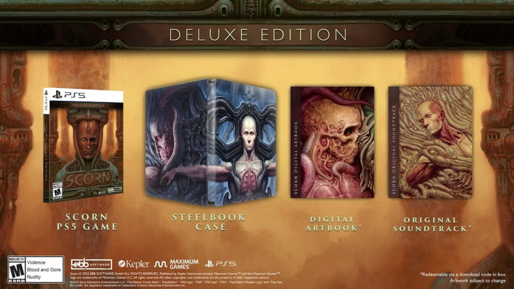 Scorn PlayStation 5 port data