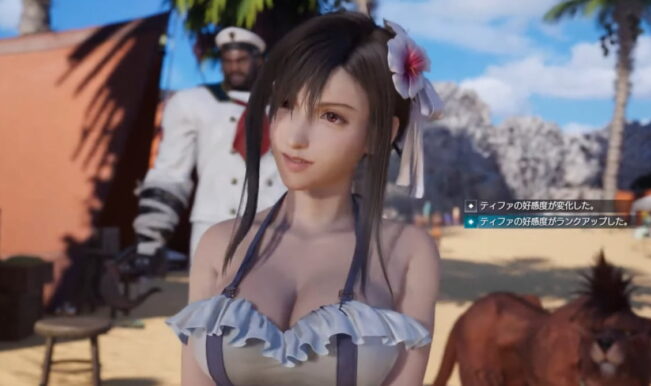 Tifa Lockhart Final Fantasy 7 Rebirth skin sexy praia