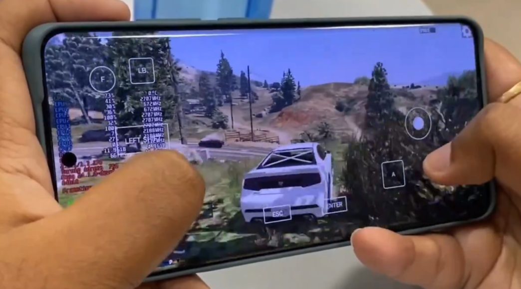 GTA 5 rodando no celular com até 100 FPS