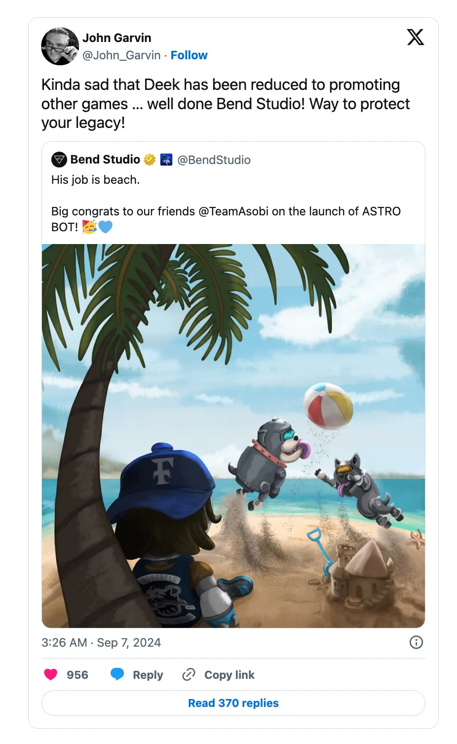 Days Gone Astro Bot