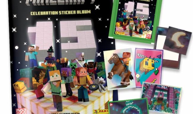 Minecraft álbum de figurinhas