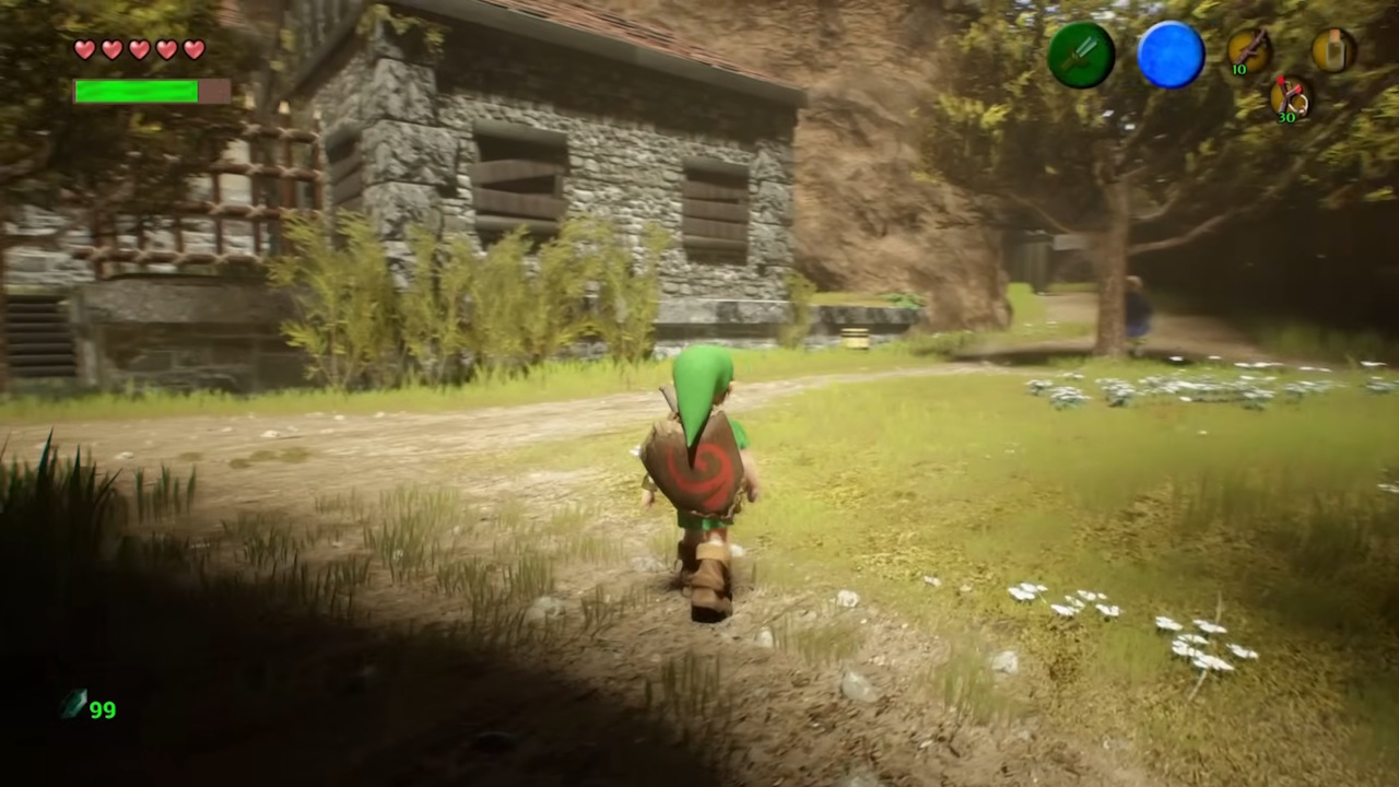 ocarina of time Zelda Ocarina of Time na Unreal Engine