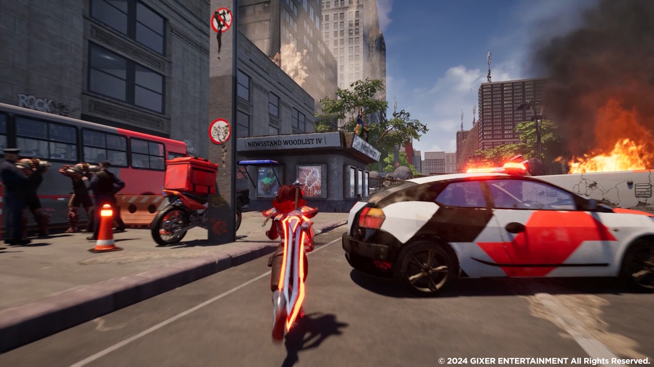 NVIDIA Changer Seven - um dos jogos no estande da Nvidia