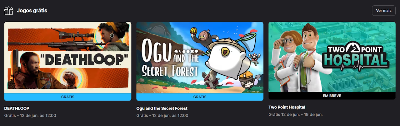 epic games Epic Games Store - próximo jogo grátis