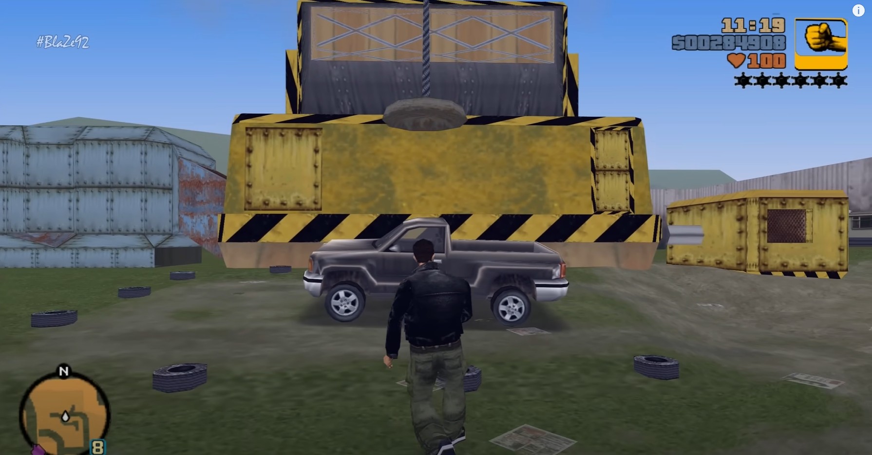GTA GTA 3 esmaga carros