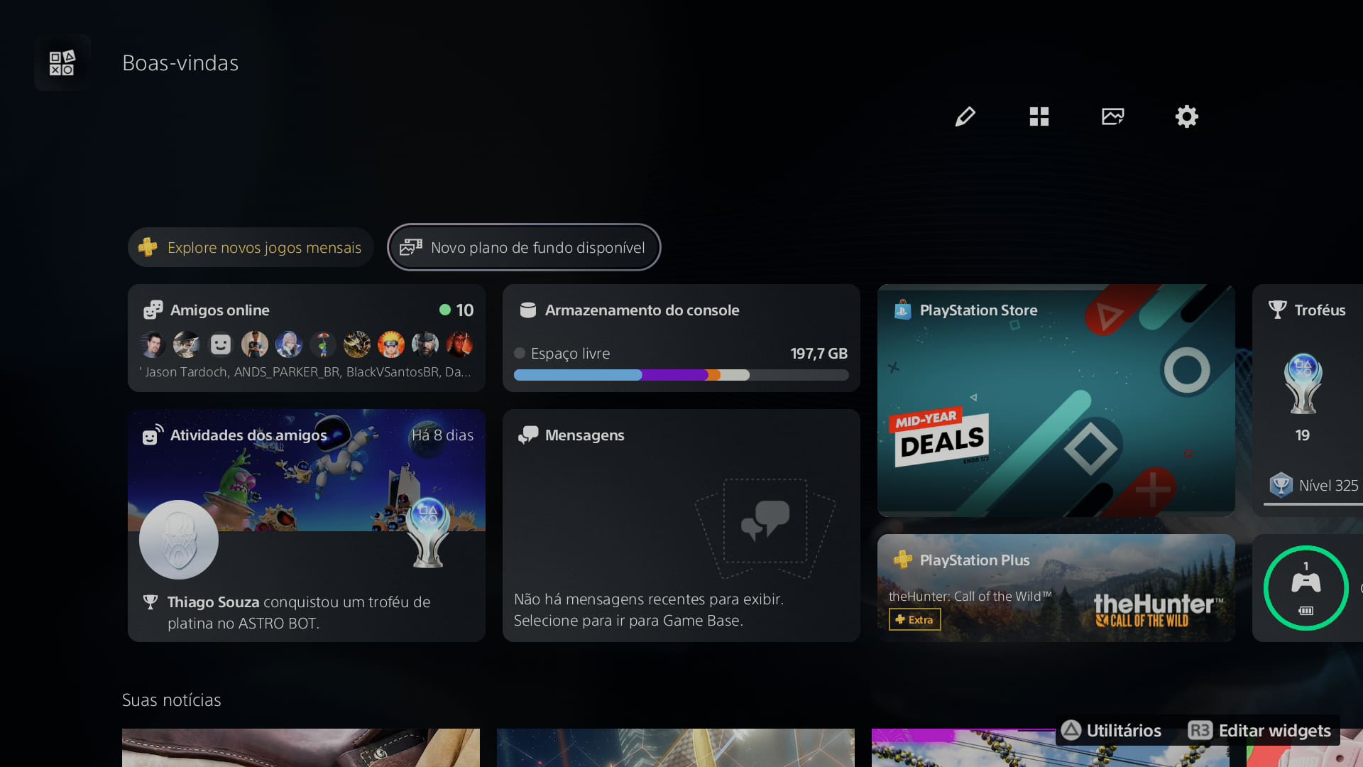 PS5 PS5 tema