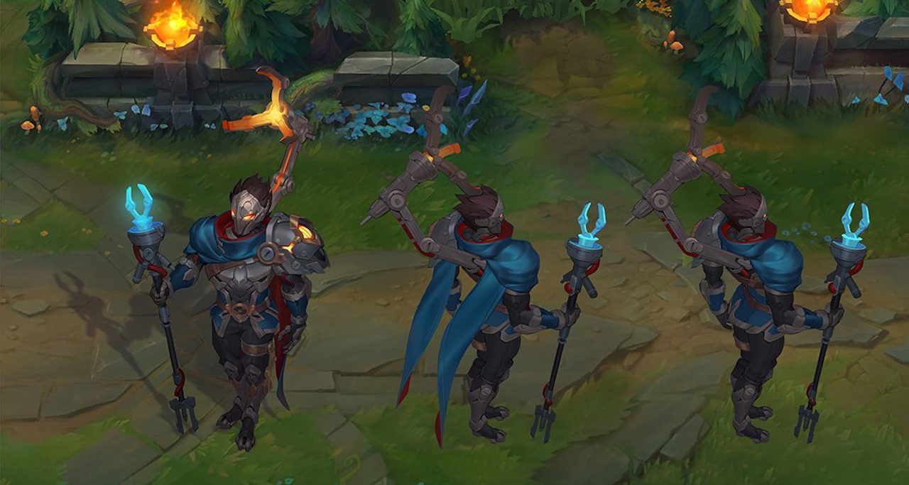 League of Legends Viktor - skin tradicional no League of Legends