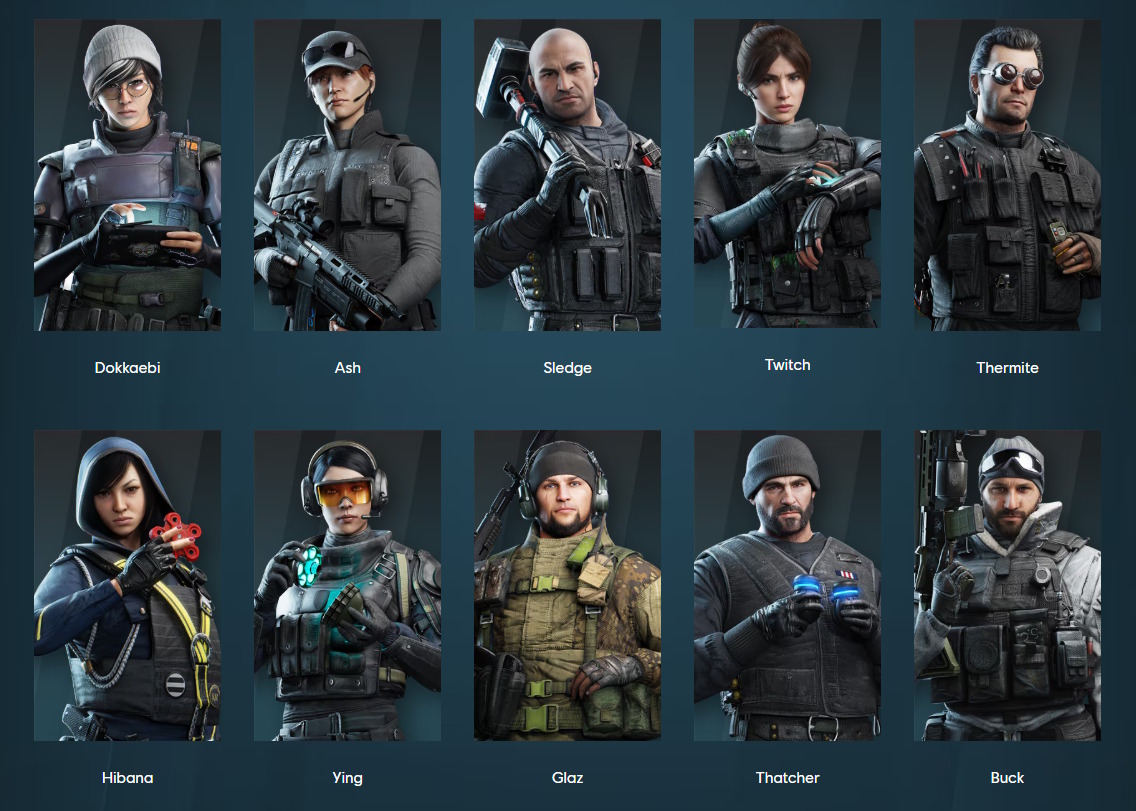 Rainbow Six Mobile Rainbow Six Mobile - agentes