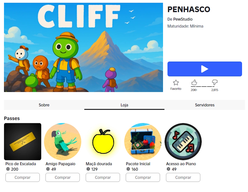 Peak Cliff (Penhasco) - clone de Peak no Roblox (2)