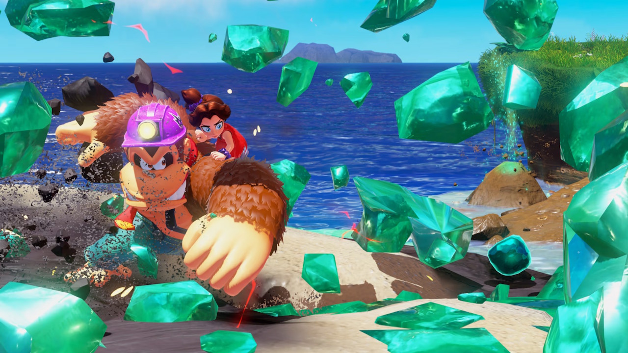 Donkey Kong Bananza Donkey Kong Bananza Caça às Esmeraldas