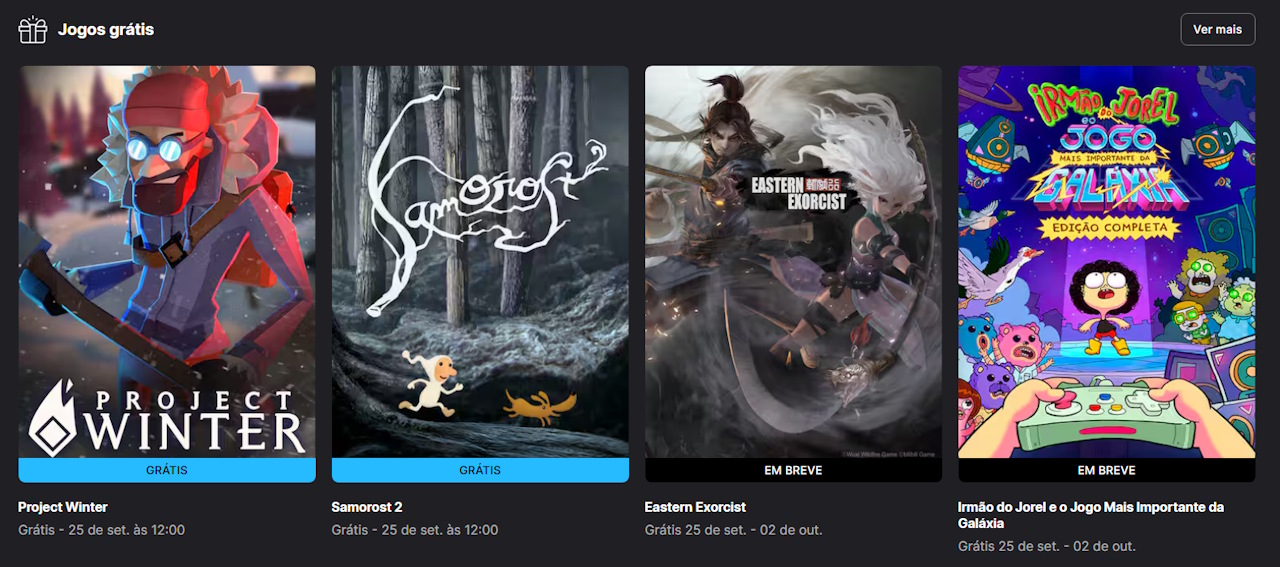 epic games Epic Games Store - próximos jogos grátis