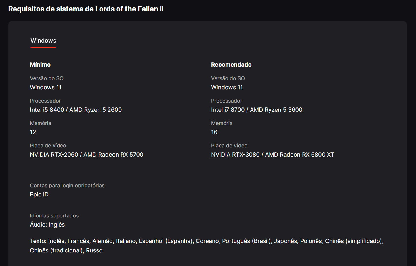 Lords of the Fallen 2 Lords of the Fallen 2